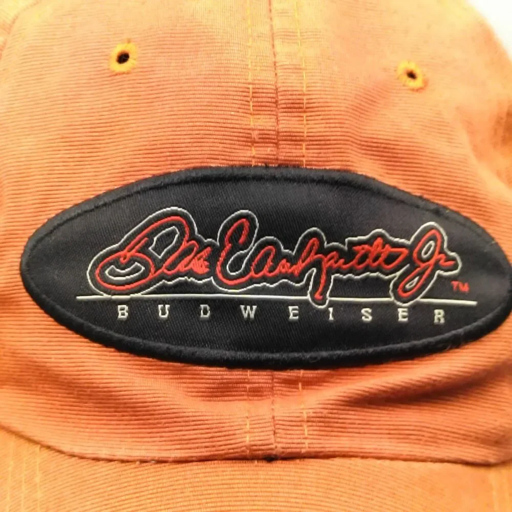 Dale Earnhardt Jr. Budweiser NASCAR #8 Chase Authentics Orange Baseball Cap Hat